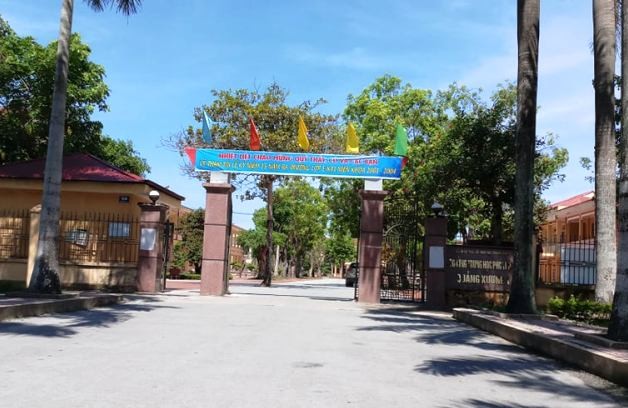 Trường THPT Quảng Xương 1 (Thanh Hóa) - nơi có thí sinh đạt 29,05 điểm (khối A).