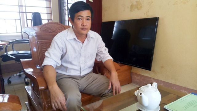 Ông Nguyễn Thái Sơn- Hiệu trưởng Trường THCS Ngư Lộc (Hậu Lộc, Thanh Hóa).