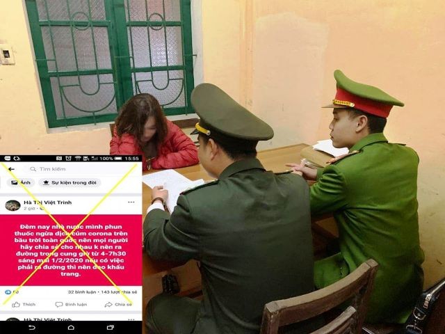 Thanh Hóa:  Xử lý cô gái tung tin sai sự thật về dịch bệnh Corona trên facebook