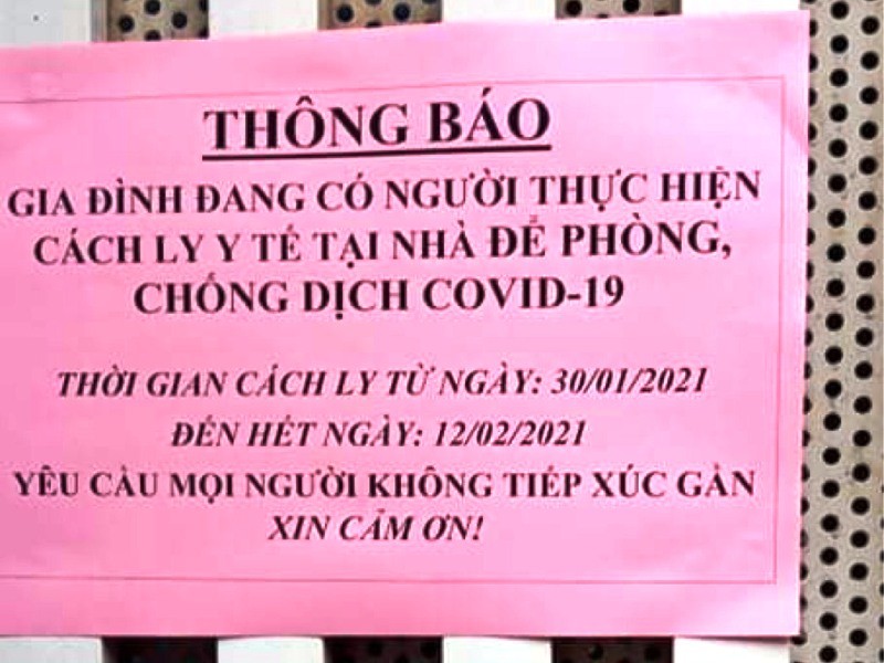 Huyện Triệu Sơn (Thanh Hóa) đang có 341 người về từ vùng dịch được cách ly tại gia đình.