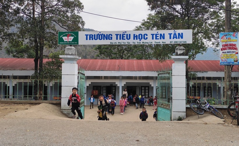 Trường Tiểu học Tén Tằn, thị trấn Mường Lát (Thanh Hóa).
