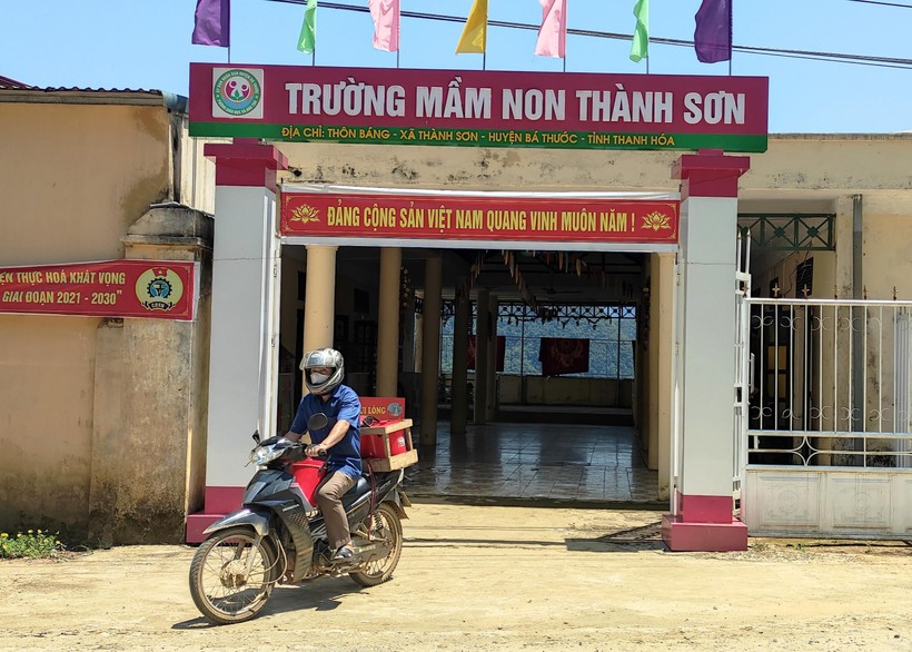 Trường Mầm non Thành Sơn - một trong những cơ sở giáo dục hệ công lập của huyện Bá Thước, tỉnh Thanh Hóa.