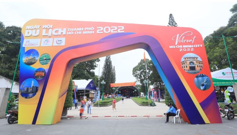 Ngày hội Du lịch TP Hồ Chí Minh 2022 thu hút hơn 150.000 lượt khách tới tham quan. Ảnh: Thế Anh.