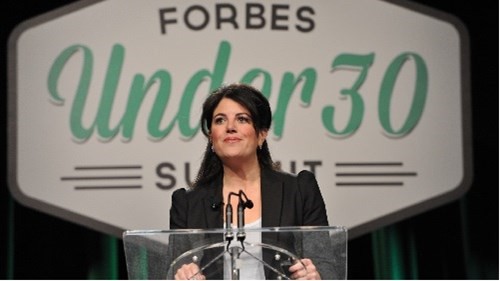 Monica Lewinsky phát biểu tại sự kiện 30 Under 30