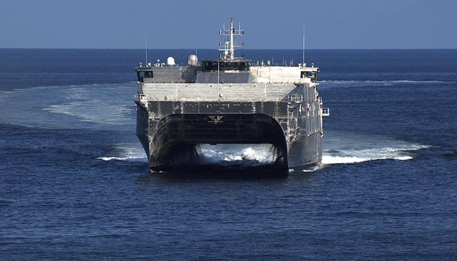 Tàu USNS Fall River (JHSV 4). Nguồn: Hải quân Mỹ