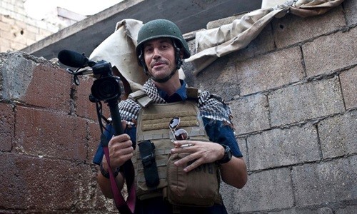 Nhà báo Mỹ James Foley. Ảnh: AP