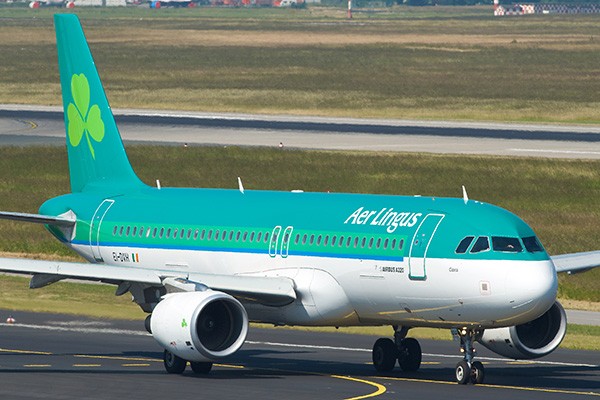 Máy bay của hãng hàng không Aer Lingus.