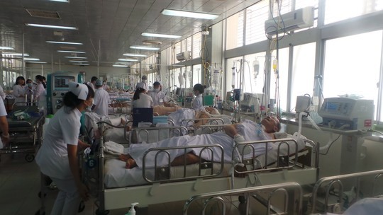 Bệnh nhân đang được điều trị tại Bệnh viện Chợ Rẫy
