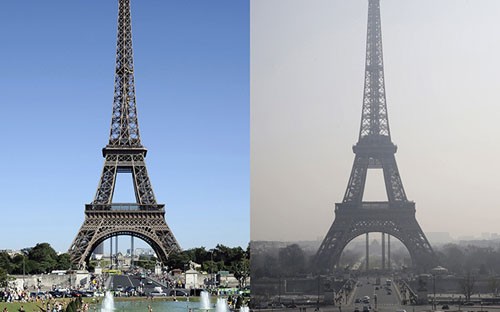 Tháp Eiffel sẽ giám sát chất lượng không khí ở Paris