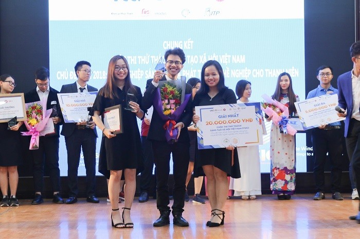 Dự án YouthMentor giành giải Nhất tại Cuộc thi Thử thách sáng tạo xã hội Việt Nam (VSIC) năm 2018 