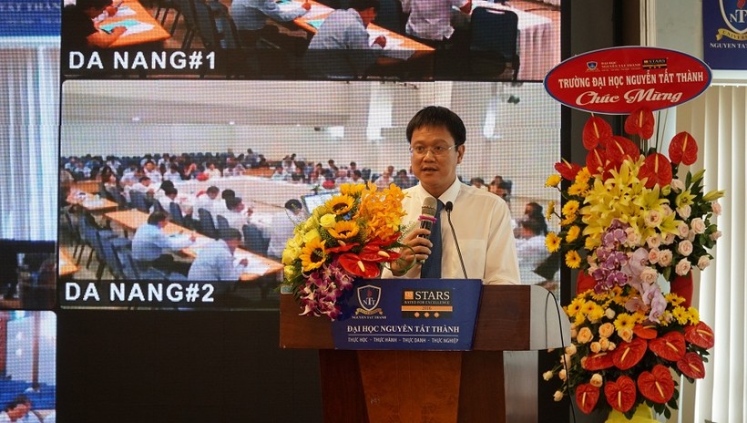 Thứ trưởng Lê Hải An phát biểu tại Hội nghị (tổ chức tại đầu cầu TP.HCM)