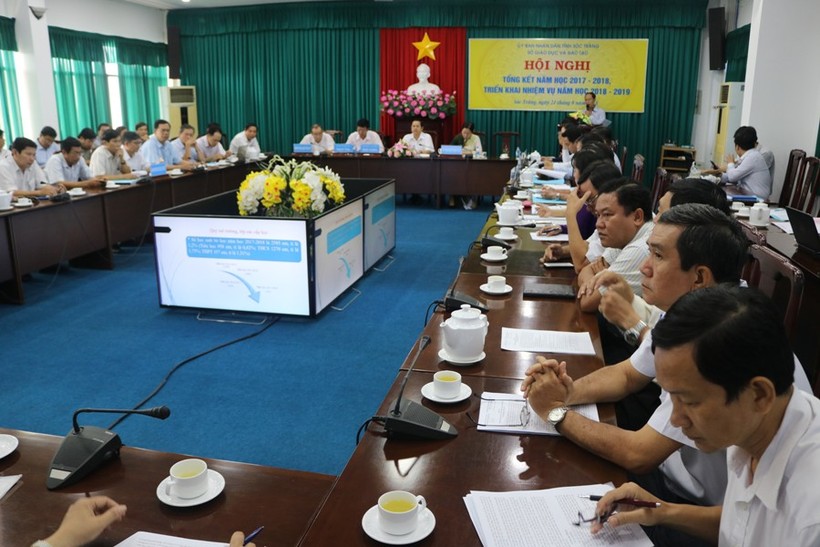 Hội nghị Tổng kết năm học 2017 - 2018 và Triển khai nhiệm vụ năm học 2018 - 2019 tỉnh Sóc Trăng