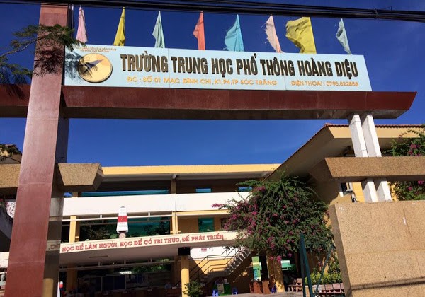 Trường THPT Hoàng Diệu (Sóc Trăng). Ảnh: Hai Luu