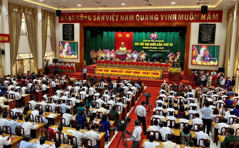 Đại hội đại biểu Đảng bộ tỉnh An Giang lần thứ XI, nhiệm kỳ 2020 - 2025.