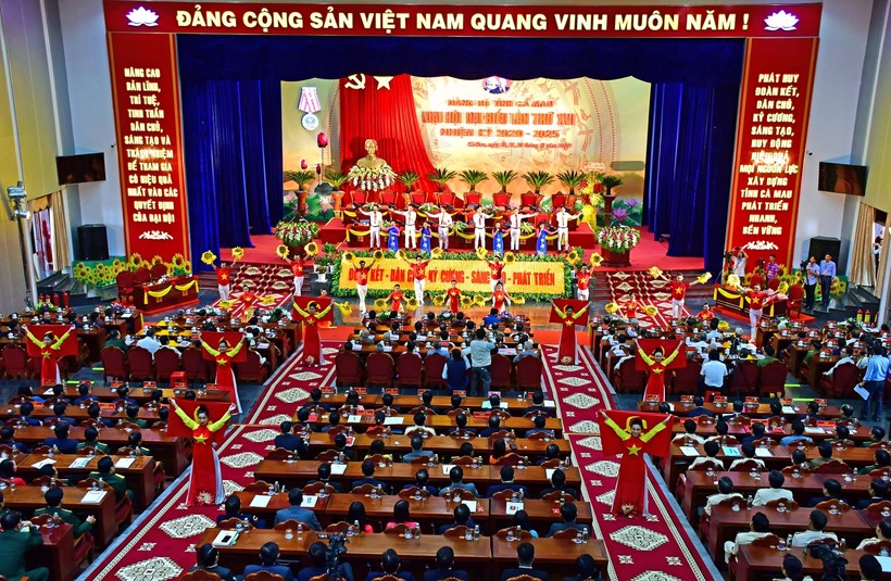Đại hội đại biểu Đảng bộ tỉnh Cà Mau lần thứ XVI, nhiệm kỳ 2020 - 2025.