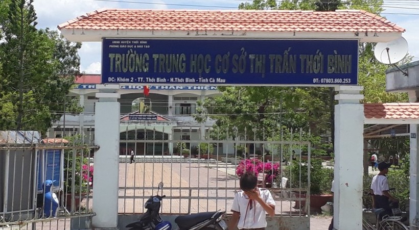 Trường THCS Thị trấn Thới Bình, huyện Thới Bình (Cà Mau).