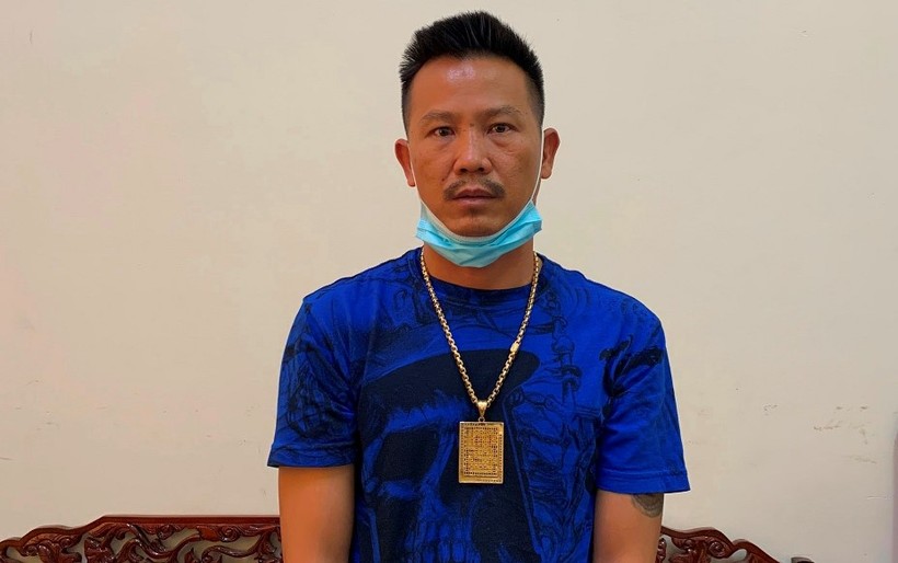 Nghi can Nguyễn Thanh Bình bị bắt giữ. Ảnh: CA Cà Mau cung cấp.