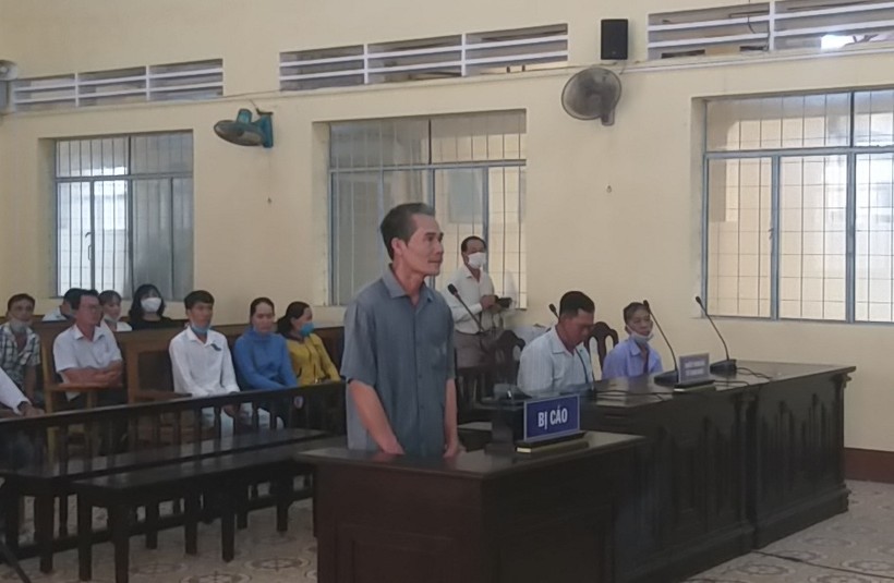 Bị cáo Lê Văn Thảo tại phiên xét xử.