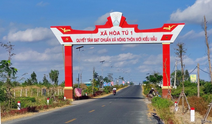 Xã Nông thôn mới Hòa Tú, huyện Mỹ Xuyên, Sóc Trăng.