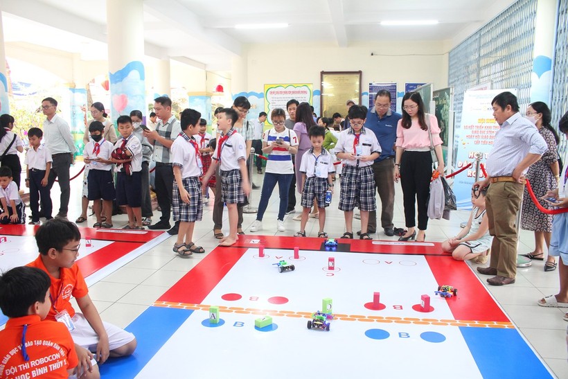 HS TP Cần Thơ tham gia Ngày hội giáo dục STEM cấp Tiểu học.