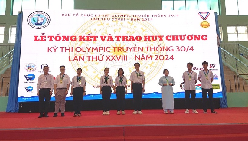 Học sinh TP Cần Thơ đoạt huy chương tại Kỳ thi Olympic truyền thống 30/4.
