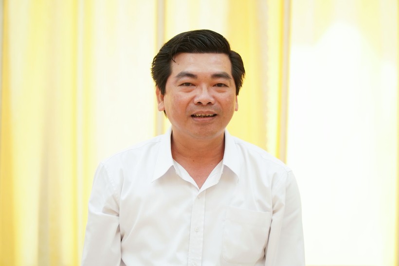 Ông Trần Thanh Bình, Giám đốc Sở GD&ĐT TP Cần Thơ phát biểu tại buổi làm việc.