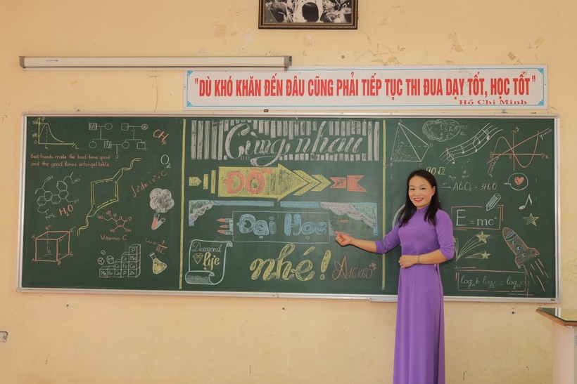 Cô giáo Bùi Thị Thu Thủy trường PT Vùng Cao Việt Bắc
