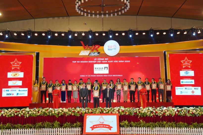 Masan High-Tech Materials trong Top 50 doanh nghiệp xuất sắc nhất Việt Nam 2020.