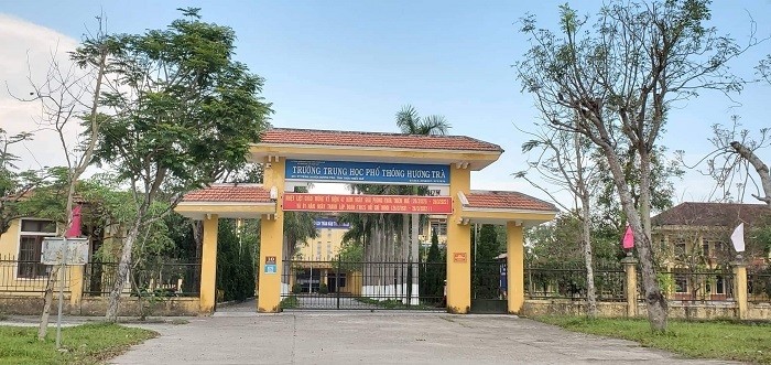 Trường THPT Hương Trà - nơi N. đang theo học. 