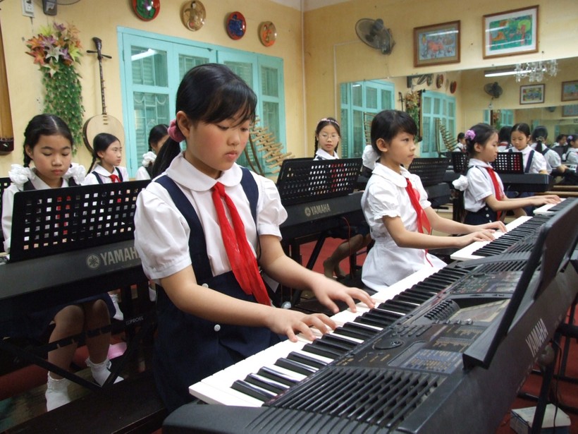 Thực hành là yêu cầu cốt lõi trong dạy và học môn Âm nhạc