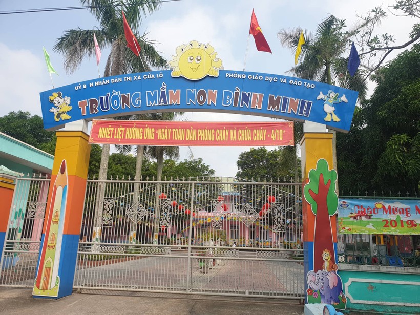 Trường Mầm non Bình Minh (thị xã Cửa Lò, Nghệ An) bị phụ huynh phản ánh thu tiền học liệu sai quy định