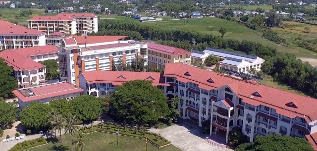 Trường CĐ Bình Định - nơi vừa diễn ra sáp nhập các trường. Ảnh : IT