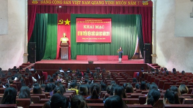 Kỳ thi tuyển viên chức giáo dục 2019 của Hà Nội đang nhận được sự quan tâm lớn của dư luận.