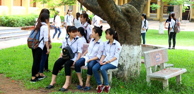 Học sinh Trường THPT Vĩnh Yên (Vĩnh Phúc)