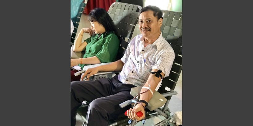 Thầy giáo 24 lần hiến máu cứu người
