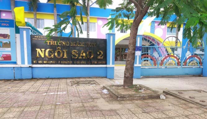 Trường Mầm non Ngôi Sao 2, phường Hưng Phú, quận Cái Răng.
