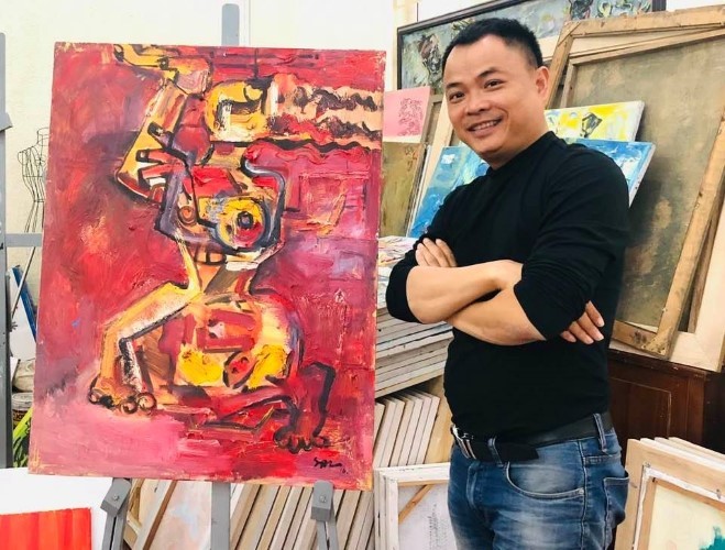 Họa sĩ Nguyễn Tuấn Sơn nói vẽ Kiều bằng nội tâm chứ không vẽ Kiều bằng thân xác da thịt.
