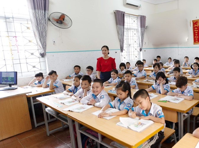 Dạy và học theo Chương trình GDPT mới tại Trường Tiểu học Đinh Tiên Hoàng (Phú Thọ). Ảnh: Thế Đại 