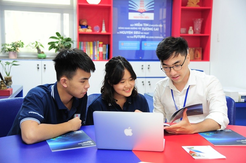 Hoạt động tư vấn tâm lý của Trường Nguyễn Siêu được tổ chức bài bản,chuyên nghiệp.