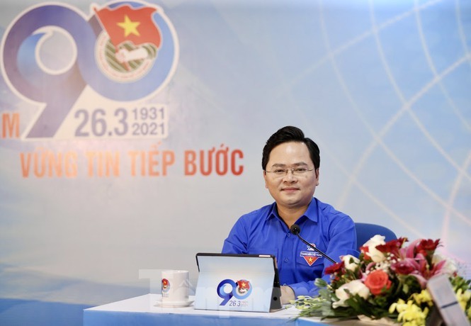 Ông Nguyễn Anh Tuấn - Ủy viên Trung ương Đảng, Bí thư thứ nhất Trung ương Đoàn, Chủ tịch Hội LHTN Việt Nam.