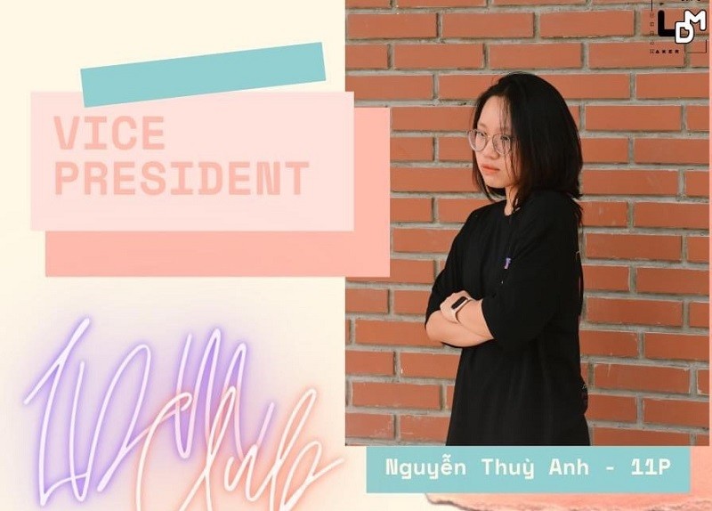 Nguyễn Thùy Anh - nhân tố tích cực trong hoạt động thiện nguyện của Trường THPT Lương Thế Vinh.