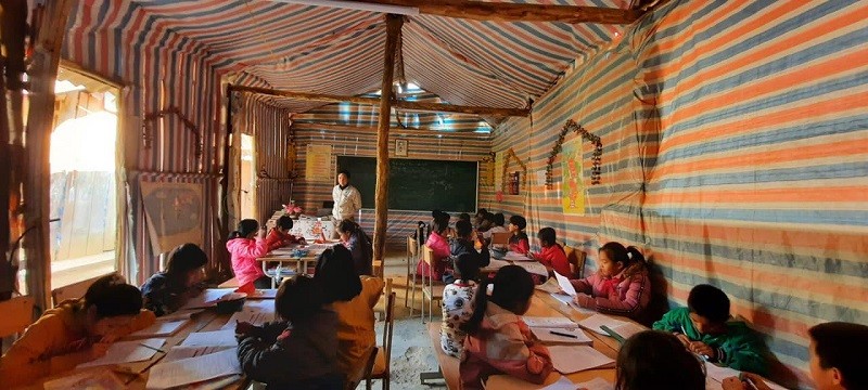 20 trường học ở huyện Điện Biên Đông đang rất cần sự chung tay của các tổ chức xã hội đầu tư xây dựng cơ sở vật chất.