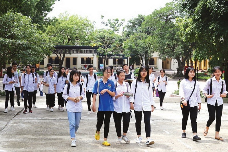 HS tham gia kỳ thi tuyển sinh vào lớp 10 THPT công lập năm 2020 của tỉnh Bắc Ninh. Ảnh: Báo Bắc Ninh