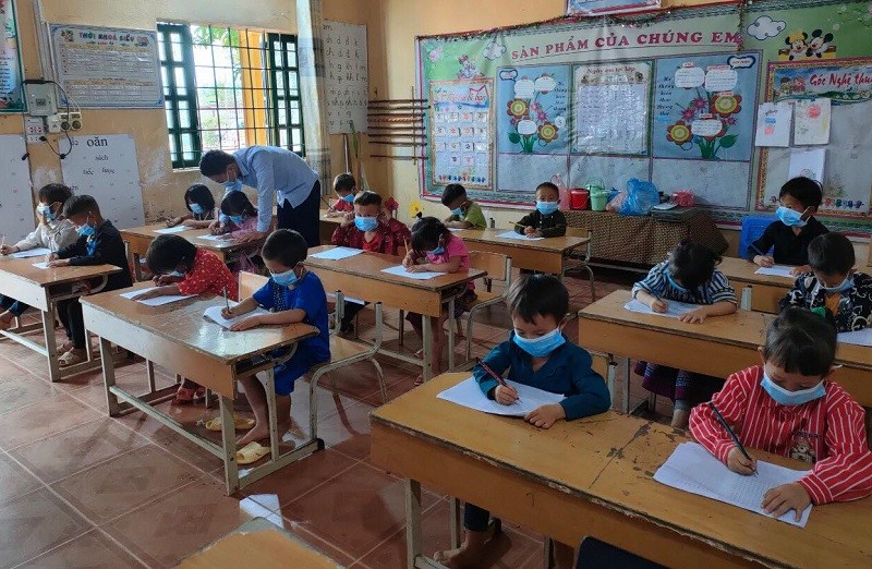Năm học 2021 - 2022, theo định mức quy định toàn tỉnh Lào Cai thiếu 792 GV các cấp học. Ảnh: NTCC