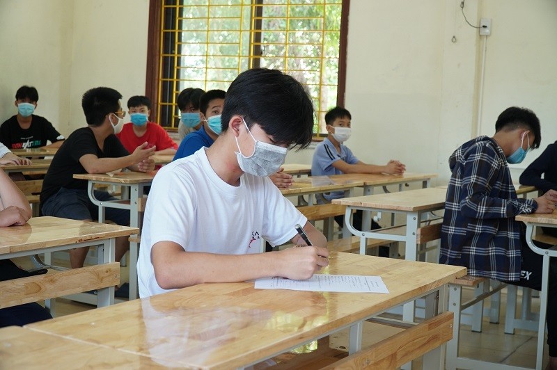 Thí sinh dự thi vào lớp 10 tỉnh Nghệ An năm 2021.