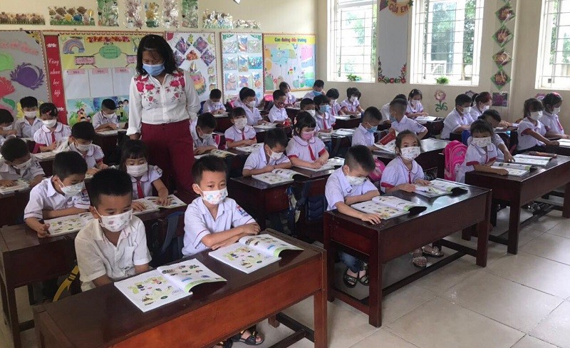 Năm thứ 2 triển khai CT, SGK mới, cả giáo viên và học sinh Trường Tiểu học Trí Yên (Yên Dũng, Bắc Giang) đã chủ động, tự tin hơn. Ảnh: NTCC
