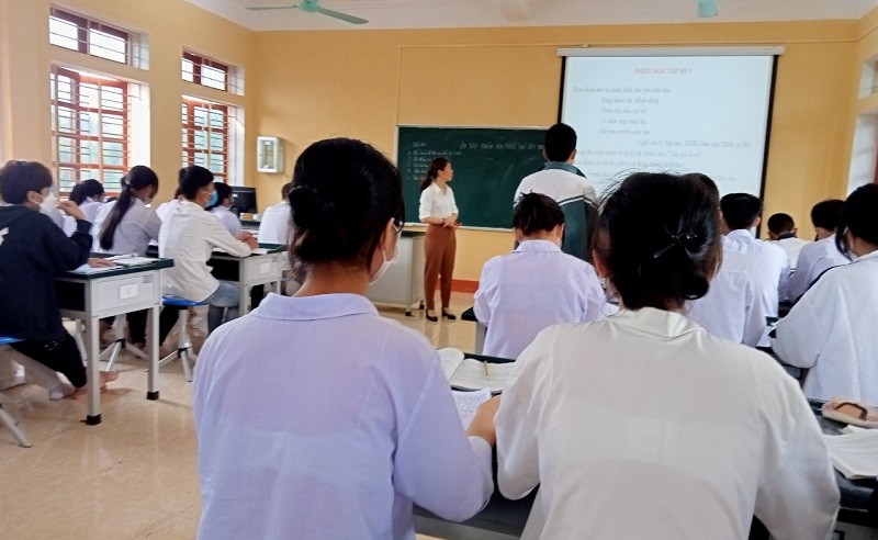 Cô giáo Tào Thị Thái Thanh chia sẻ về kinh nghiệm dạy môn Ngữ văn cho học sinh lớp 9.
