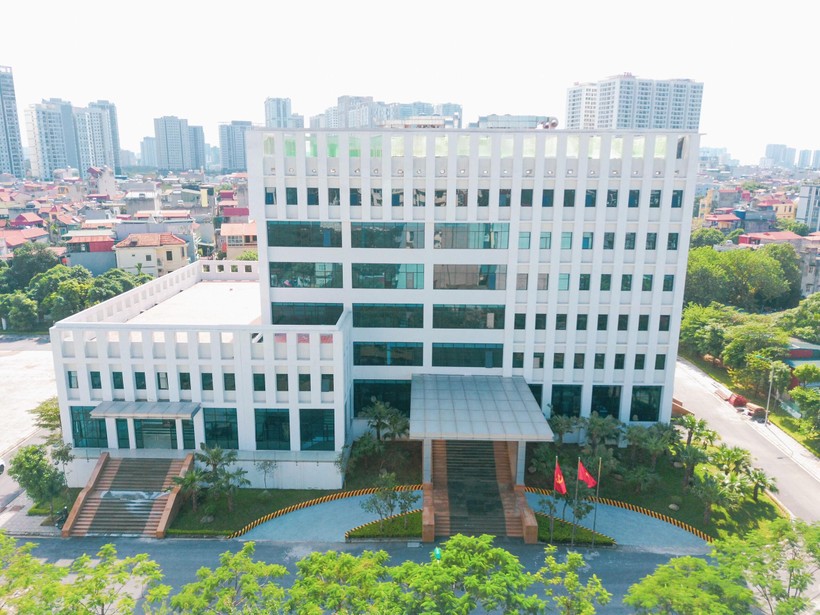 Một góc Trường Đại học Nội vụ Hà Nội nhìn từ trên cao.