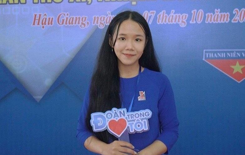 Nữ sinh hiếu học Lê Thị Thùy Trang.