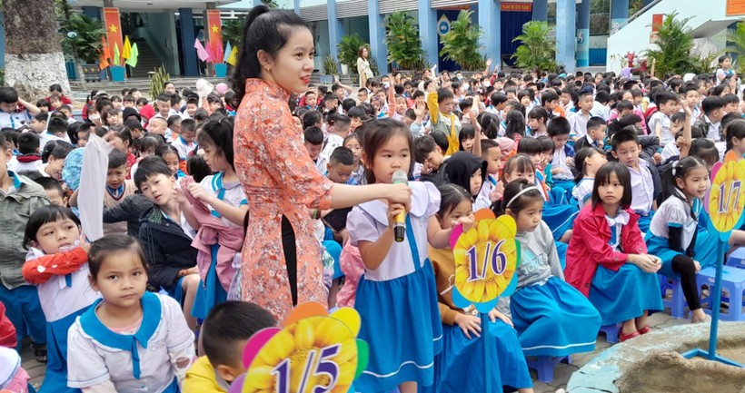 Trường Tiểu học Nguyễn Văn Trỗi (quận Liên Chiểu) tận dụng hết các phòng chức năng để làm phòng học mới đảm bảo cho học sinh khối 1 - 2 - 3 học 2 buổi/ngày. 